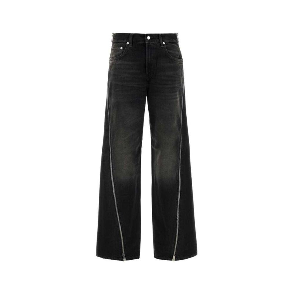 Haikure Women Black Denim Bonnie Wide-Leg Jeans